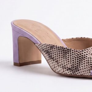 Donatella Lilac – sandalo con tacco da donna