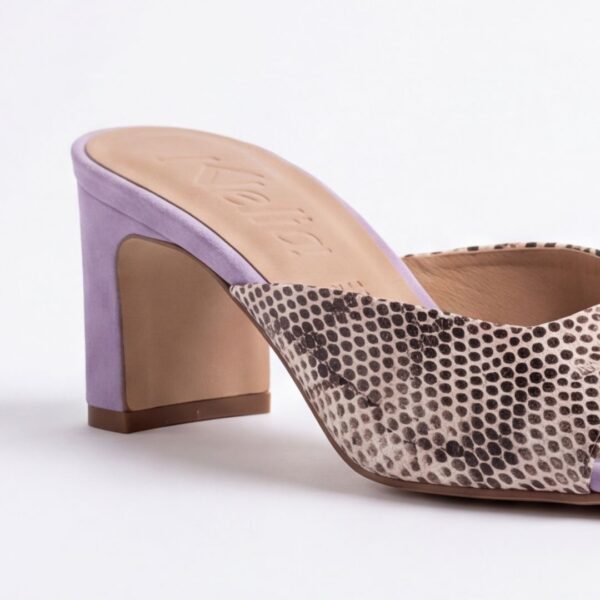 Donatella Lilac – sandalo con tacco da donna