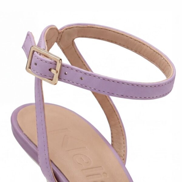 Sandalo con tacco Sara Lilac – Klelia Shoes
