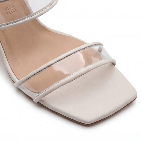 Marlena de Luxe White, sandalo con tacco da donna