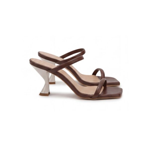 Melissa Chocolate, sandalo con tacco da donna