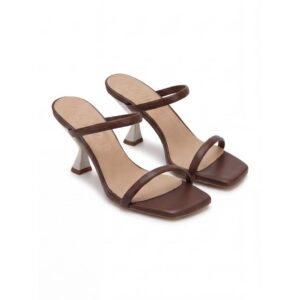 Sandalo con tacco da donna modello Melissa Chocolate