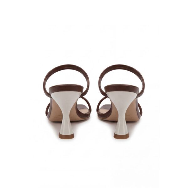 Sandalo con tacco Melissa Chocolate – Klelia Shoes