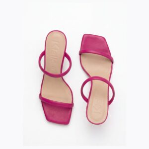 Sandalo con tacco da donna modello Melissa Fucsia