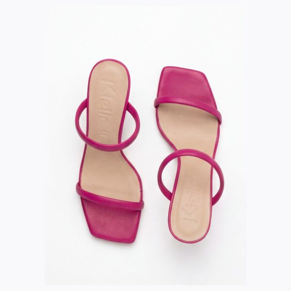 Sandalo con tacco da donna modello Melissa Fucsia