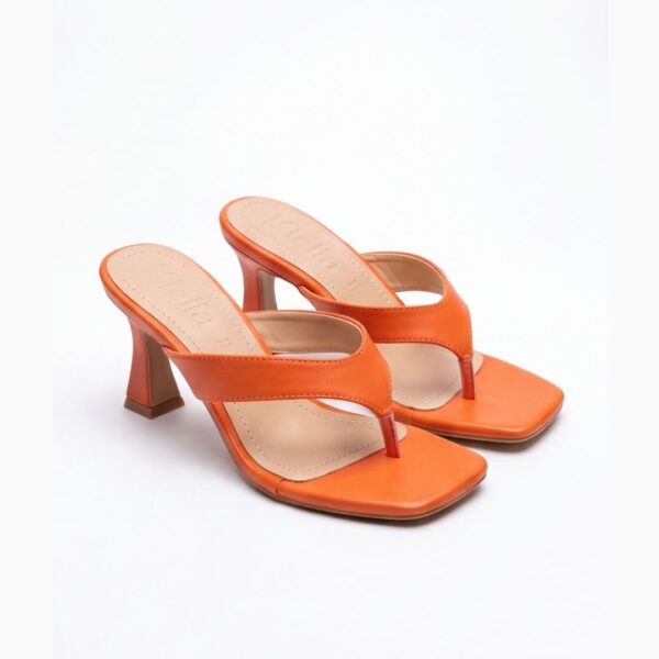 Sandalo con tacco Ambra Orange da donna
