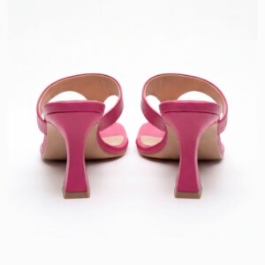 Sandalo con tacco da donna modello Ambra Fucsia