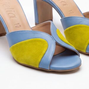 Sandalo con tacco da donna modello Giulia Ocean
