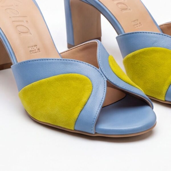 Sandalo con tacco da donna modello Giulia Ocean