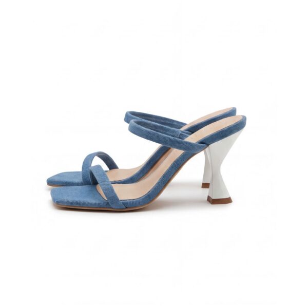 Sandalo con tacco da donna modello Melissa Denim