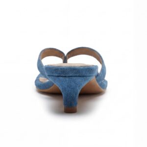 Sandalo con tacco Linda Denim – Klelia Shoes
