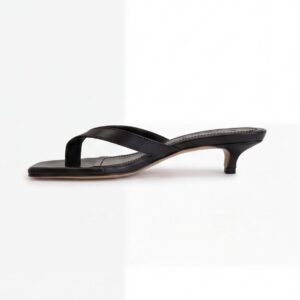 Sandalo con tacco da donna modello Linda Pure Black