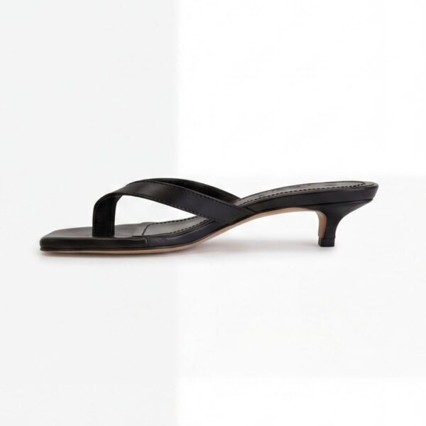 Sandalo con tacco da donna modello Linda Pure Black