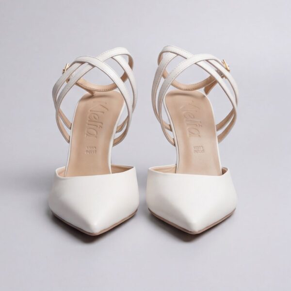 Silvia White Ivory, décolleté da donna