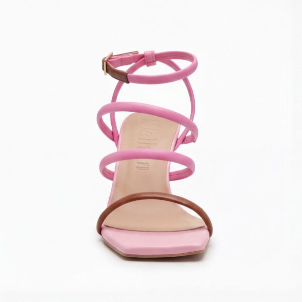 Sandalo con tacco da donna modello Chloe Lady Pink