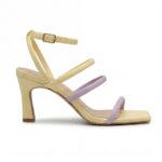 Sandalo con tacco Chloe Light Yellow da donna