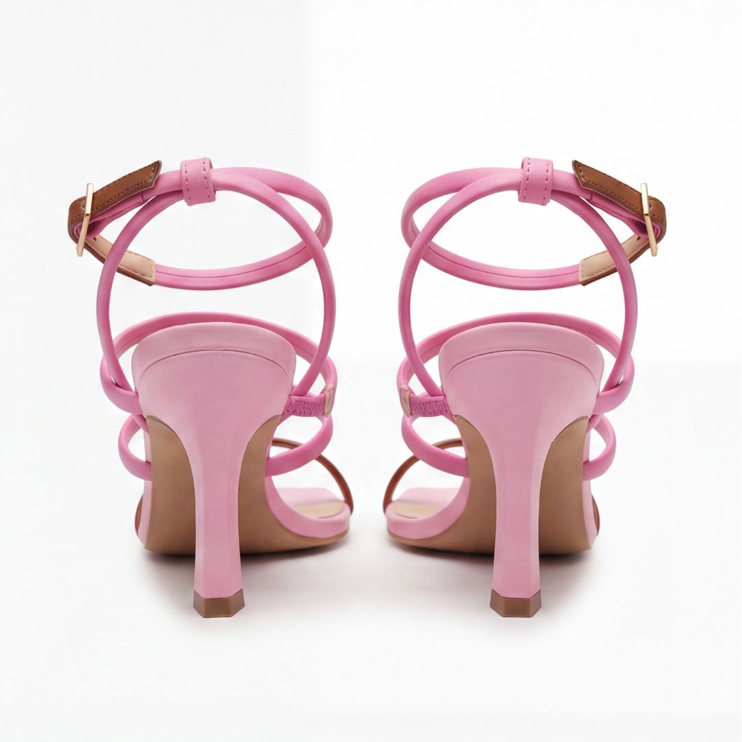 Chloe Lady Pink, sandalo con tacco da donna