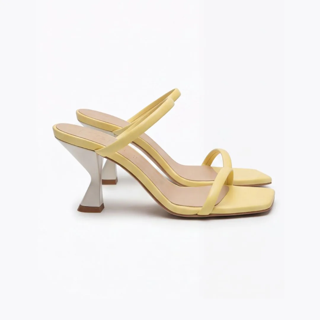 Sandalo con tacco Melissa Lime da donna