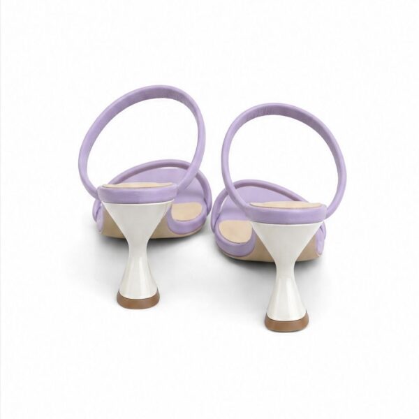 Sandalo con tacco da donna modello Melissa Lilac