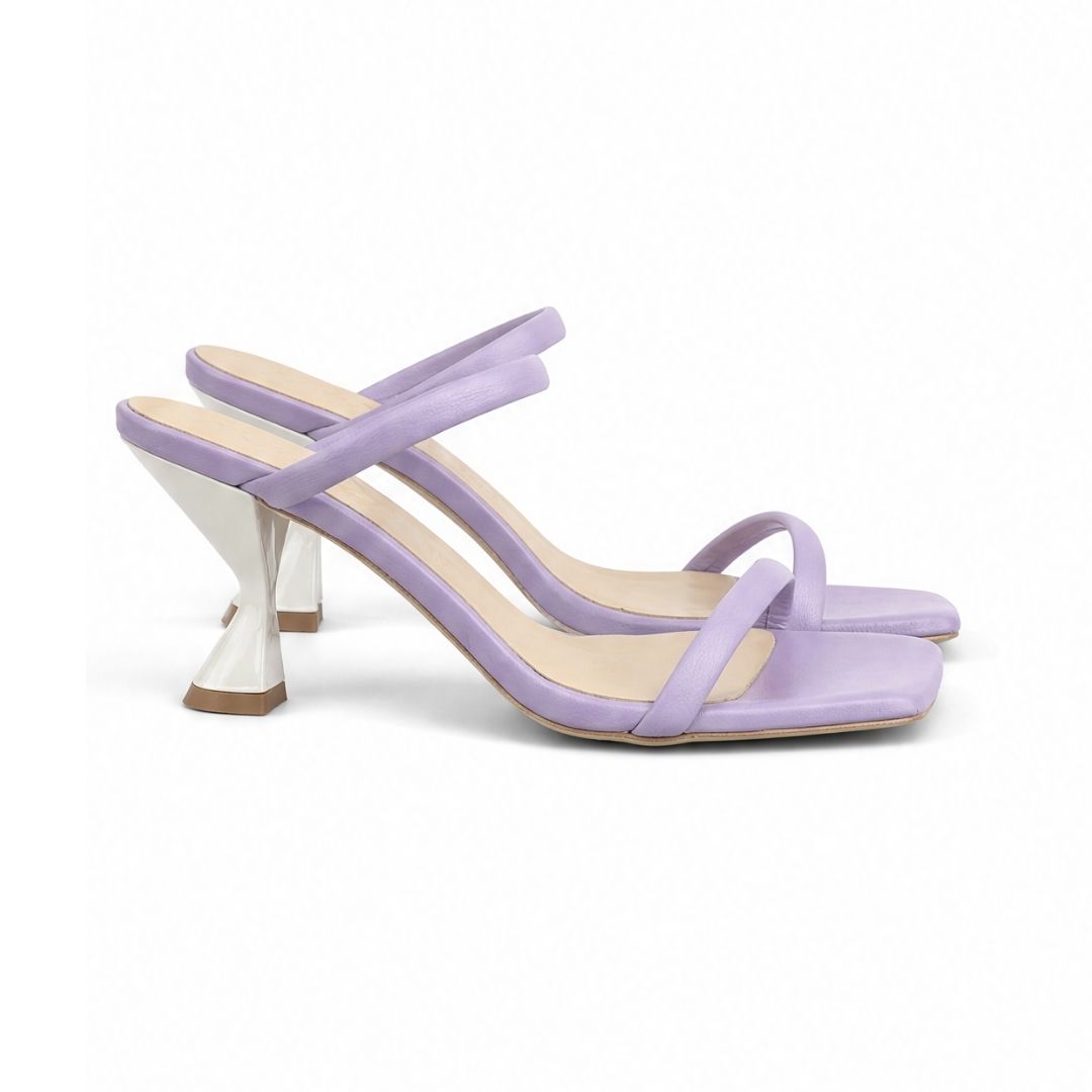 Sandalo con tacco Melissa Lilac da donna