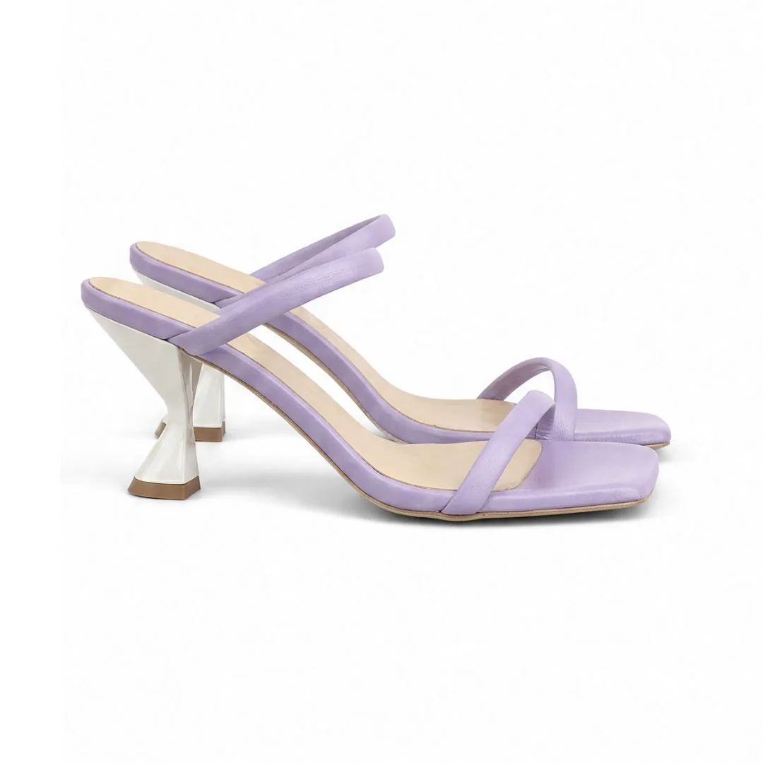 Sandalo con tacco Melissa Lilac da donna