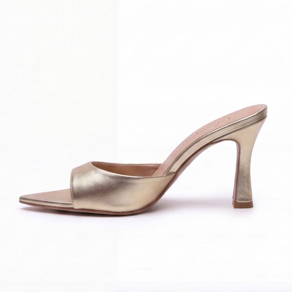 Sandalo con tacco Lycia Light Platinum – Klelia Shoes