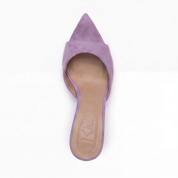 Lycia Lilac, sandalo con tacco da donna