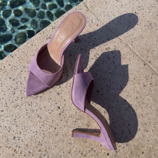 Sandalo con tacco Lycia Lilac da donna