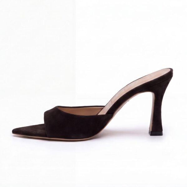 Lycia Dark Brown – sandalo con tacco da donna