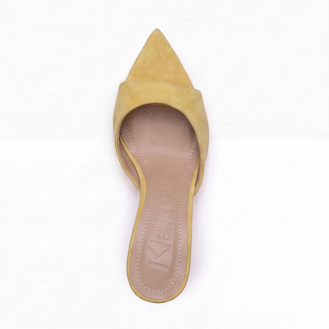 Lycia Lime, sandalo con tacco da donna