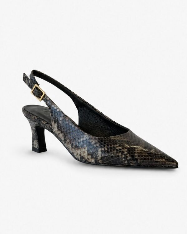 Slingback Vicky Noir – Klelia Shoes
