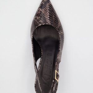 Slingback da donna modello Myriam Glow Python