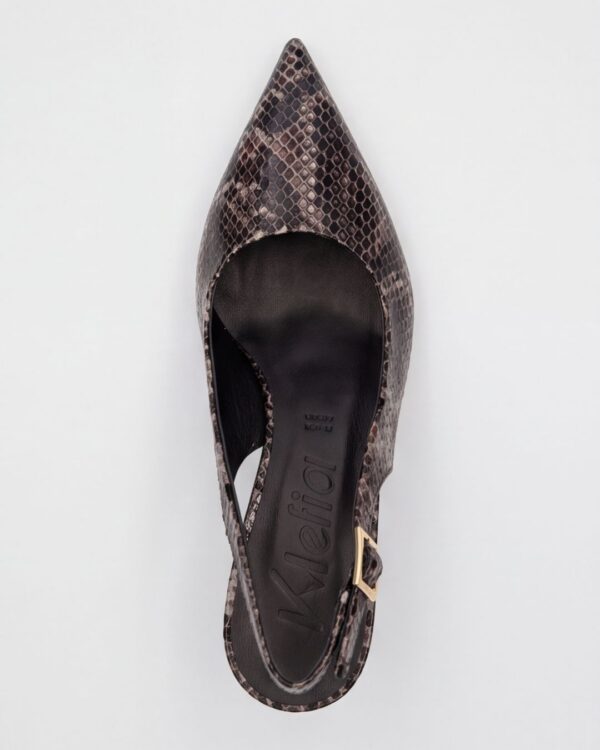 Slingback da donna modello Myriam Glow Python