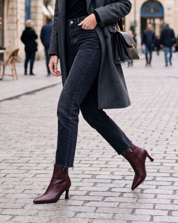 Stivaletto Eva Bordeaux – Klelia Shoes