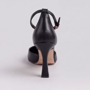 Décolleté da donna Lidia Total Black in pelle, colore nero