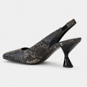 Slingback Carola Noir – Klelia Shoes