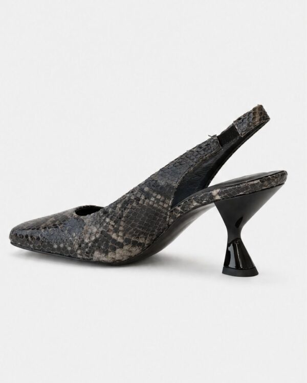 Slingback Carola Noir – Klelia Shoes