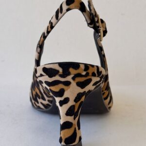 Slingback da donna modello Vicky Leopard