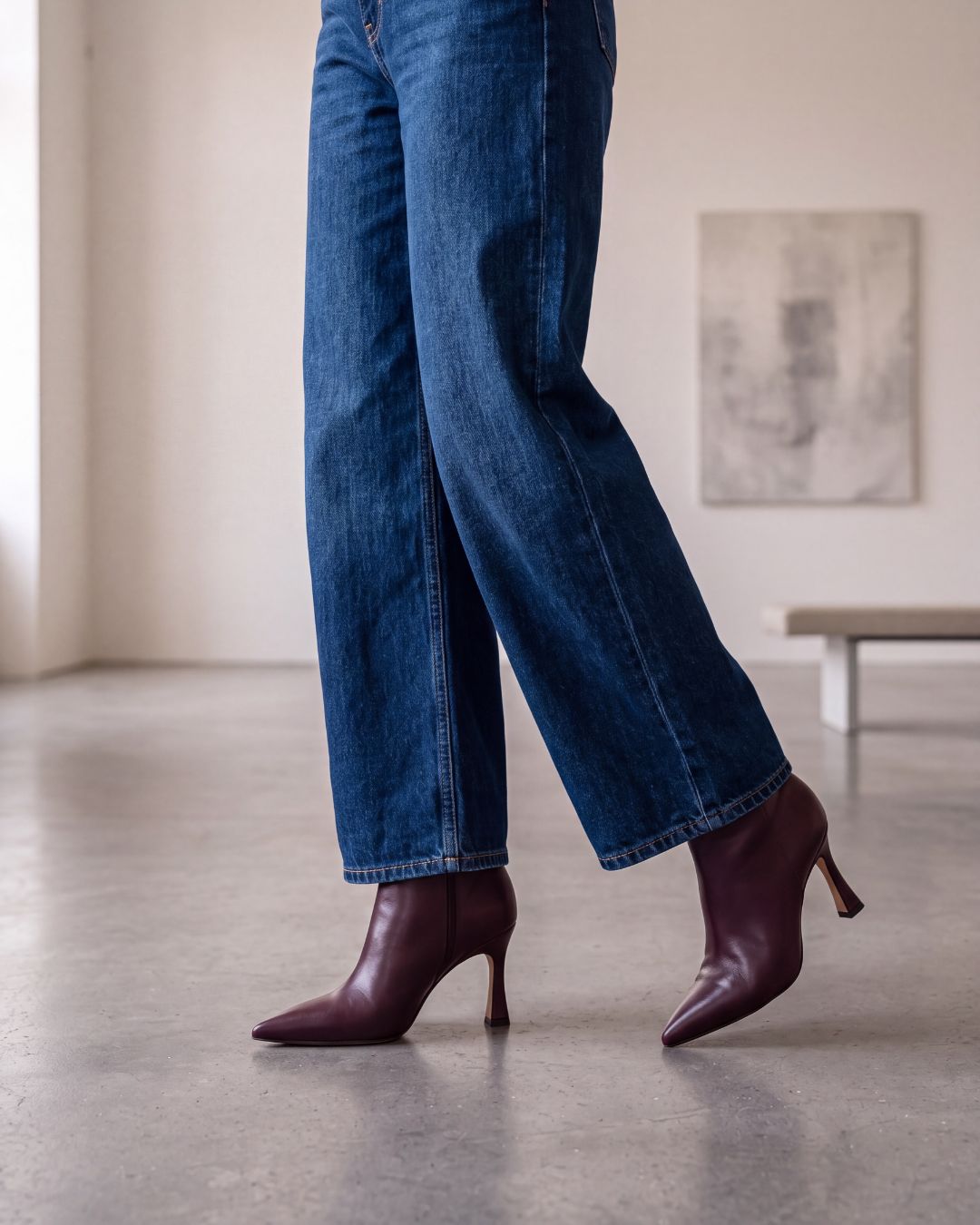 Stivaletto Diana Crush Bordeaux da donna