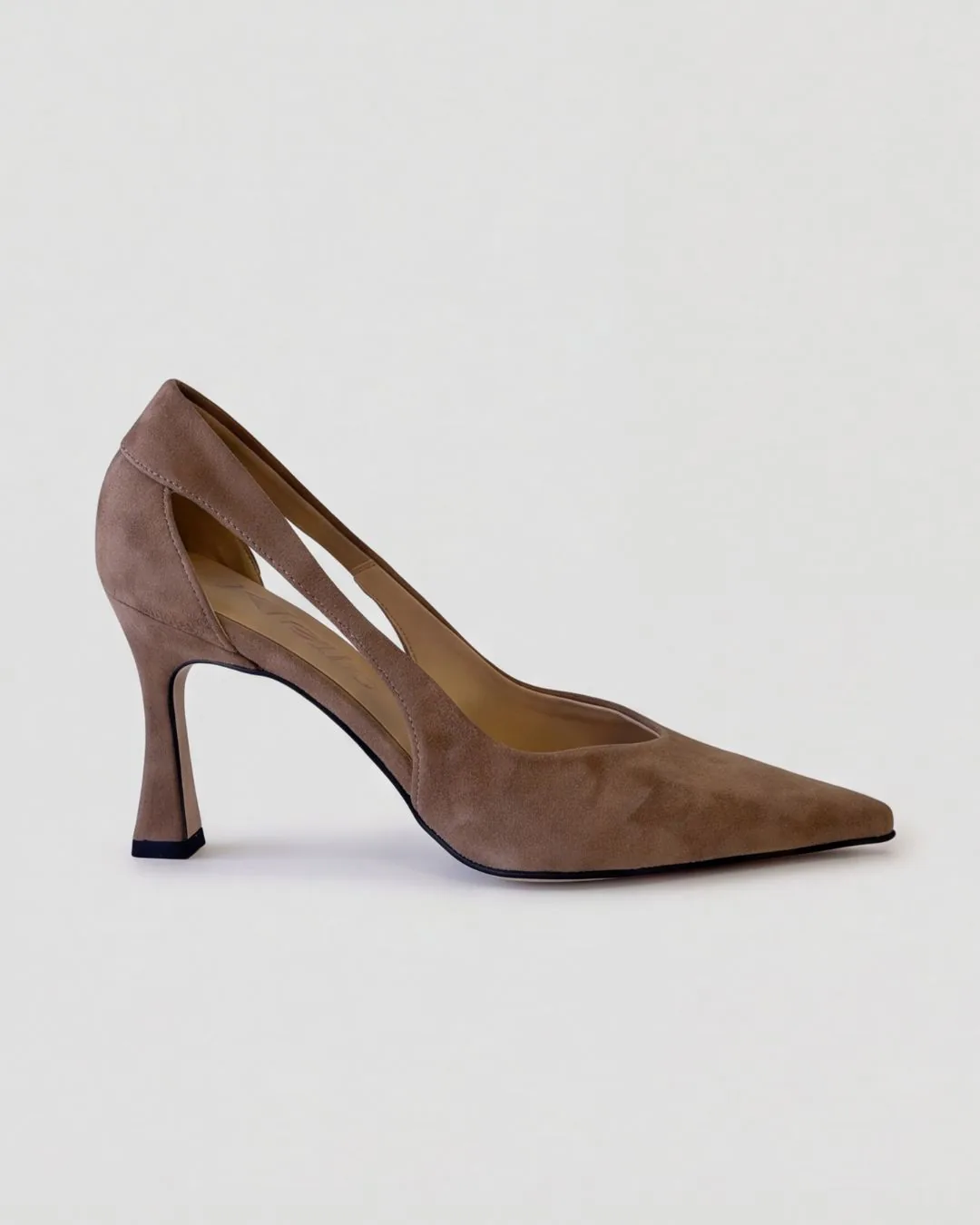 Décolleté Desiree Taupe da donna in pelle scamosciata taupe