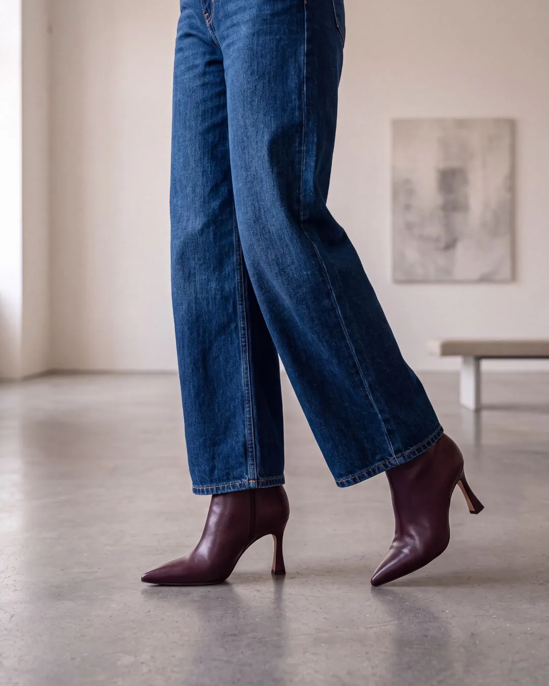 Stivaletto Diana Crush Bordeaux da donna