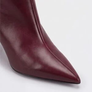 Stivale alto da donna modello Mary Pure Bordeaux