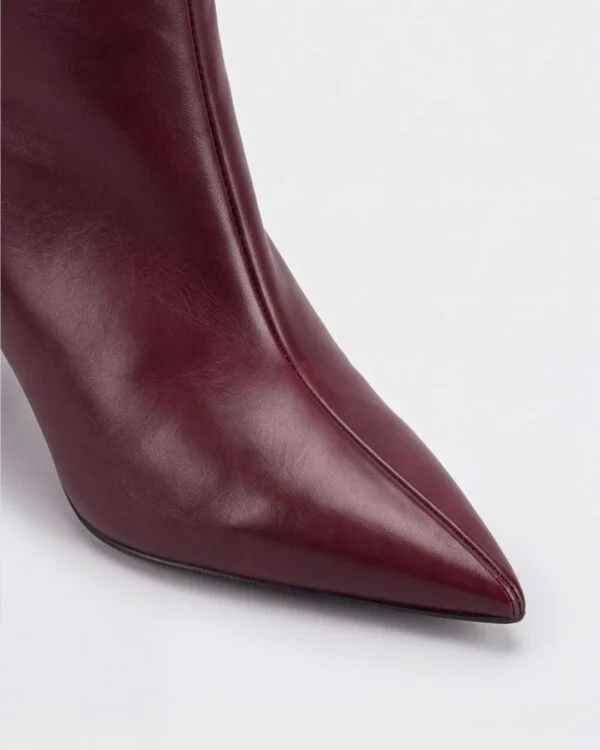 Stivale alto da donna modello Mary Pure Bordeaux