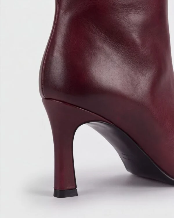 Mary Pure Bordeaux, stivale alto Klelia Shoes
